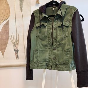 Free People green jacket